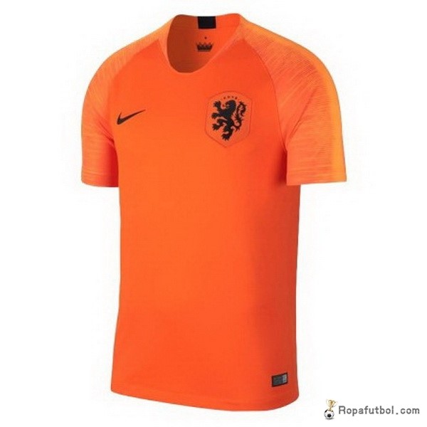 Tailandia Camiseta Países Bajos Replica Primera Ropa 2018 Naranja